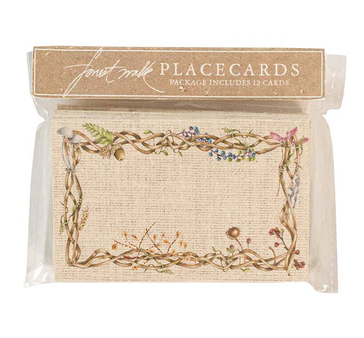 Forest Walk Place Card Set 12 Fashion