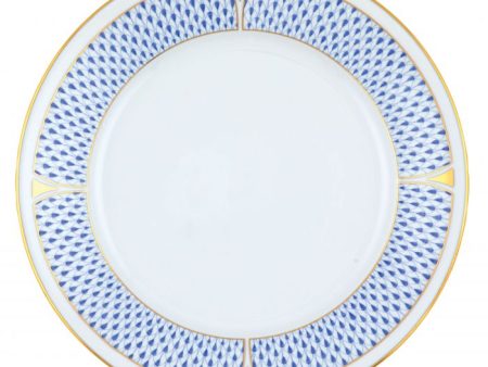 Art Deco Blue Dinner Plate Cheap