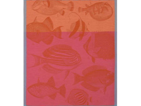 Tea Towel Moorea Coral Online now