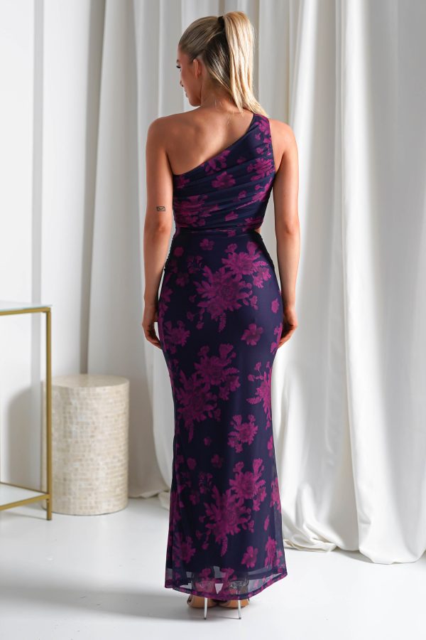 Petra Bodycon Printed Maxi Dress | Grape Online Sale