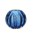 Amalfi Pumpkin Vase 6  Aqua Online Hot Sale