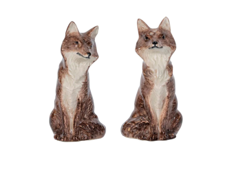 Clever Creatures Fox Salt and Pepper Set Supply