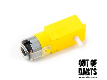 Plastic gear motor Yellow 12V Single axis (For D-Dart Tempest) Sale