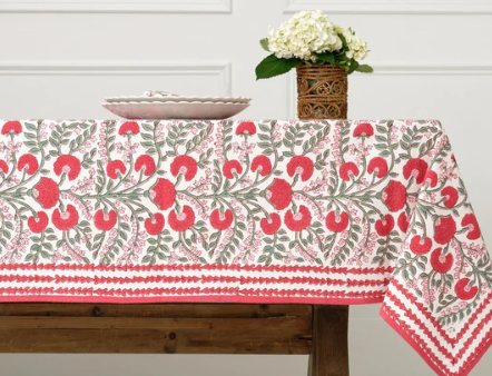 Cactus Flower Scarlet & Rose Tablecloth-60x120 Fashion