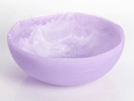 Lavender Swirl Medium Wave Bowl For Cheap