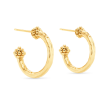 Berry Small Hoop Earrings - Gold Fashion