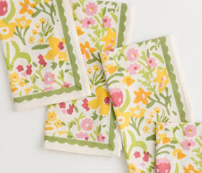 70s Flower Napkin- Set of 4 Online