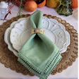 Berry Trim Napkin - Watercress, Set of 4 on Sale