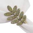 Beaded Leaf Napkin Rings-Set of 4 Online Hot Sale