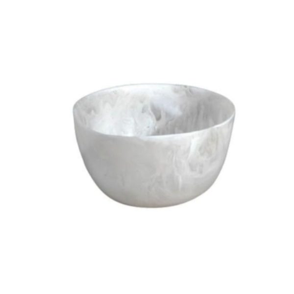 White Swirl Medium Deep Bowl Online now