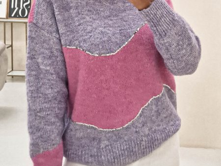 Rosalind Sequin Detail Jumper | Lilac Pink Fashion