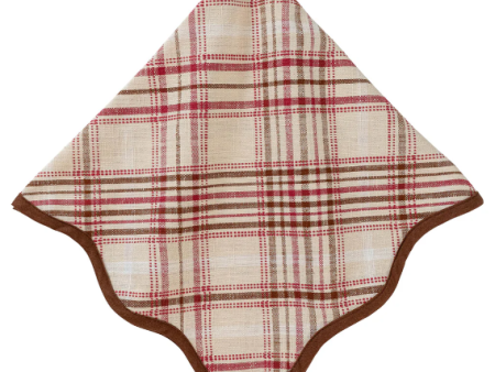 Harvest Tartan Napkin-Set of 4 Online now