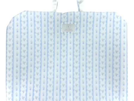 Garment Bag- Ribbon Floral Blue For Cheap