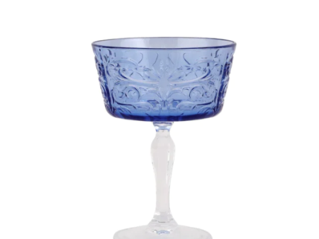 Barocco Cobalt Coupe Champagne Glass Online