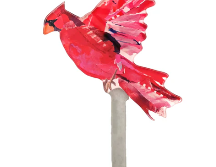 Cardinal in Flight Plant Stick Supply