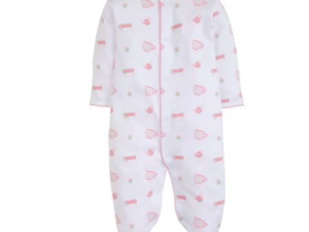 Girl Printed Footie - Tea Party Online