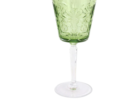 Barocco Mint Green Wine Glass Online