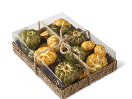 Assorted Green and Yellow Pumpkins For Cheap