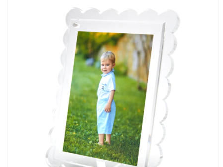 Clear Scalloped Frame Cheap