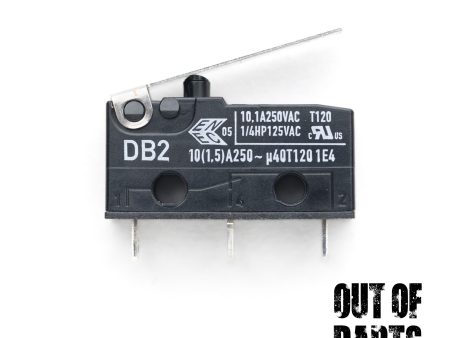 10A Microswitch Cherry DB2 with Lever, Pin or Short Roller For Cheap