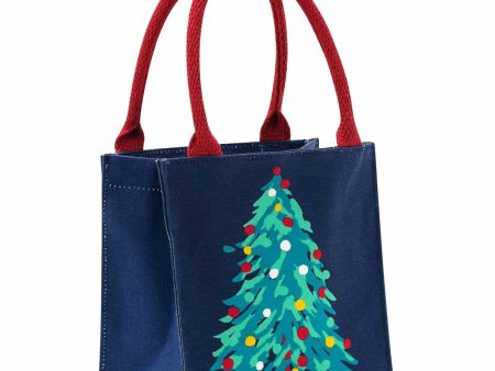 Abstract Christmas Tree Itsy Bitsy Gift Bag Fashion