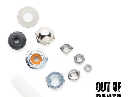 Nuts + Washers + Grommet + Spacers Online now